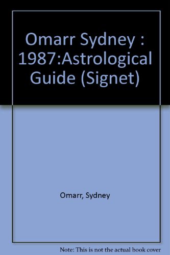 Stock image for Astrology Guide 1987 (Omarr Astrology) for sale by SecondSale