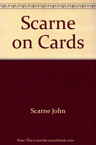 Beispielbild fr Scarne on Cards zum Verkauf von ThriftBooks-Atlanta