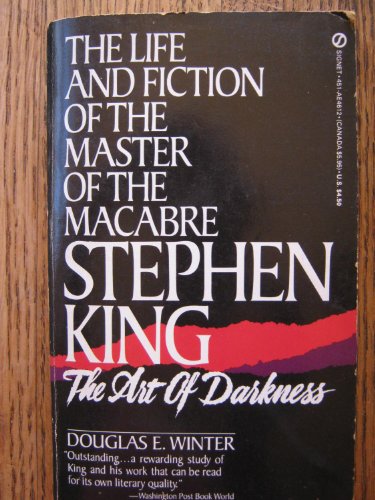 Imagen de archivo de Stephen King: The Art of Darkness a la venta por ThriftBooks-Dallas