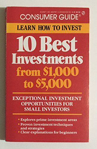 10 Best Investments from $1000 to $5000 (9780451147677) by Consumer Guide