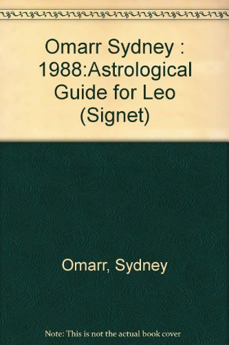 Leo 1988 (Omarr Astrology) (9780451149015) by Omarr, Sydney