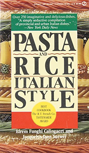Stock image for Pasta and Rice Italian Cookbook for sale by Better World Books