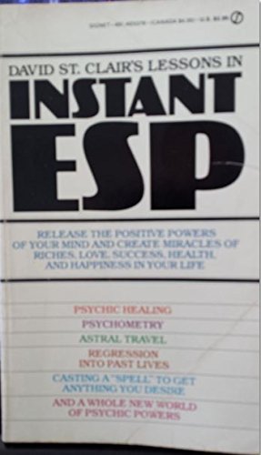 9780451153784: David St. Clair's Lessons in Instant ESP