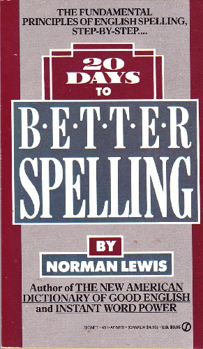 9780451158192: 20 Days to Better Spelling