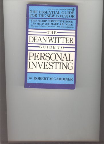 Beispielbild fr The Dean Witter Guide to Personal Investing zum Verkauf von Better World Books