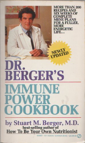 Imagen de archivo de Dr. Berger's Immune Power Cookbook a la venta por ThriftBooks-Dallas