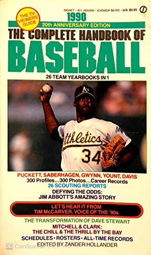 Stock image for The Complete Handbook of Baseball 1990: 1990 Edition for sale by Dorothy Meyer - Bookseller