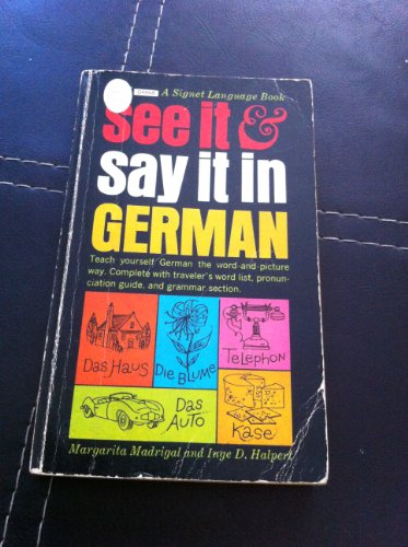 Stock image for See It and Say It in German for sale by ThriftBooks-Atlanta