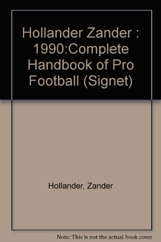 The Complete Handbook of Pro Football 1990 16th Edition