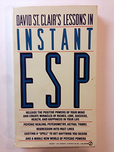 9780451168184: David St. Clair's Lessons in Instant Esp