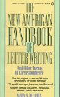 9780451168191: The New American Handbook of Letter Writing And Other Forms of Correspondence (Signet)