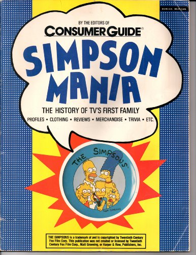 9780451169495: Simpson Mania: The History of Tv's First Family