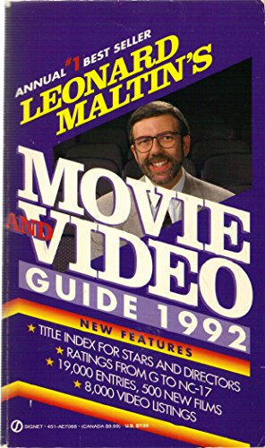 9780451170682: Leonard Maltin's Tv Movies & Video Guide: The New 1992 Edition