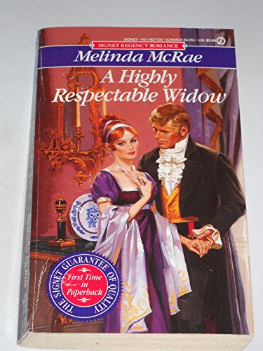 9780451171269: A Highly Respectable Widow (Signet)