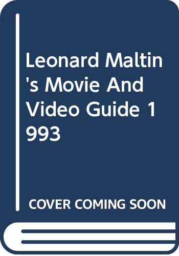 Beispielbild fr Leonard Maltin's Movie and Video Guide: 1993 (Signet) zum Verkauf von Goldstone Books