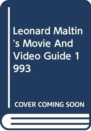 Stock image for Leonard Maltin's Movie and Video Guide: 1993 (Signet) for sale by Goldstone Books