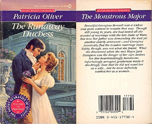 Runaway Duchess (Signet Regency Romance) (9780451177308) by Oliver, Patricia