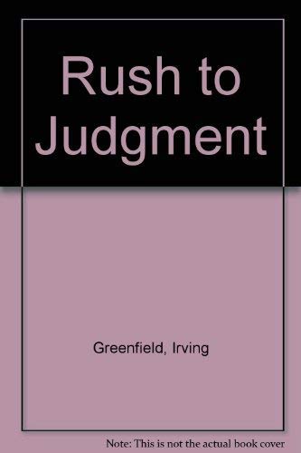 Stock image for Rush to Judgment for sale by Half Price Books Inc.