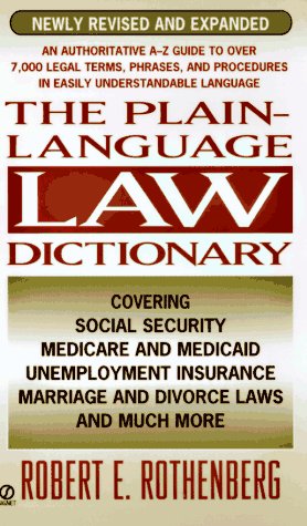 Beispielbild fr Plain Language Law Dictionary: Revised Edition zum Verkauf von ThriftBooks-Atlanta