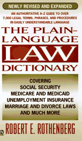 Stock image for Plain Language Law Dictionary: Revised Edition for sale by ThriftBooks-Atlanta