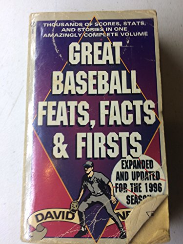 Stock image for Great Baseball Feats, Facts, and Firsts 1996 for sale by Wonder Book