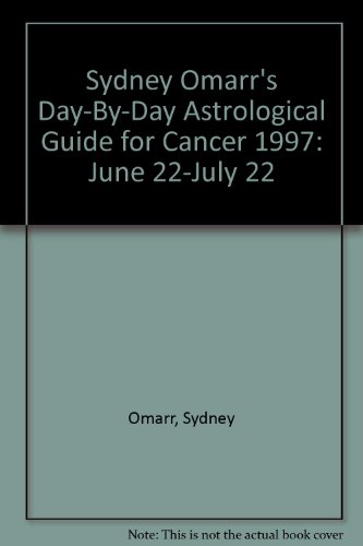 Cancer 1997 (Omarr Astrology) (9780451188311) by Omarr, Sydney