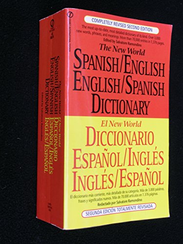 9780451188748: The New World Spanish/English,English/Spanish Dictionary: Second Edition(Us Export Edition)