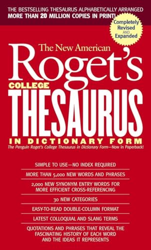 Beispielbild fr New American Roget's College Thesaurus in Dictionary Form (Revised & Updated) zum Verkauf von Gulf Coast Books