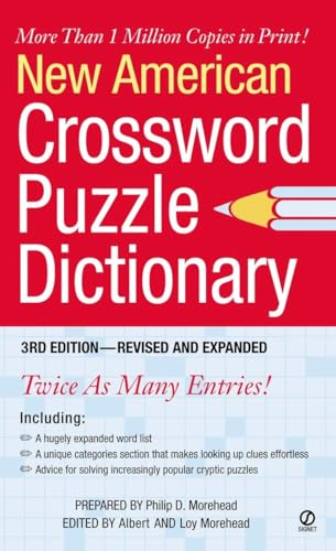 Beispielbild fr New American Crossword Puzzle Dictionary: 3rd Edition--Revised and Expanded zum Verkauf von SecondSale