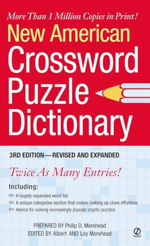 Imagen de archivo de New American Crossword Puzzle Dictionary: 3rd Edition--Revised and Expanded a la venta por SecondSale