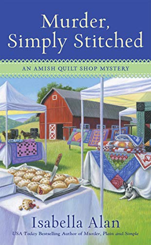Beispielbild fr Murder, Simply Stitched (Amish Quilt Shop Mystery) zum Verkauf von BooksRun