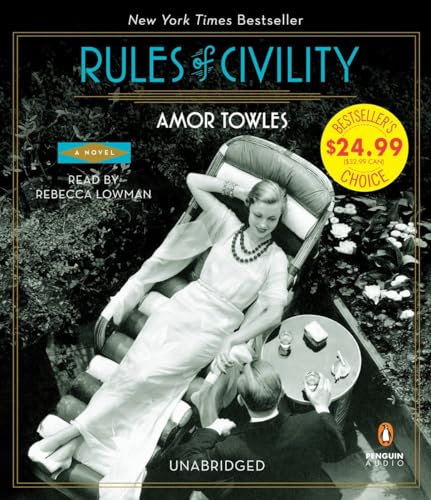 Imagen de archivo de Rules of Civility: A Novel a la venta por Seattle Goodwill