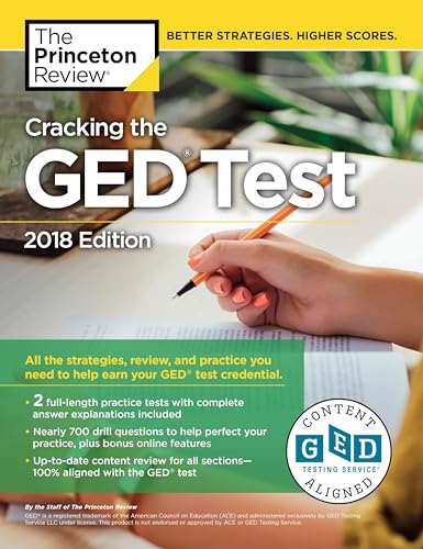 Beispielbild fr Cracking the GED Test with 2 Practice Exams, 2018 Edition : All the Strategies, Review, and Practice You Need to Help Earn Your GED Test Credential zum Verkauf von Better World Books: West