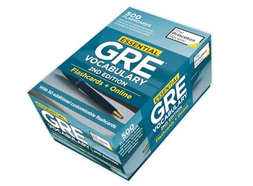 Stock image for The Princeton Review Essential GRE Vocabulary: 500 Essential Vocabulary Words to Help Boost Your GRE Score (Graduate School Test Preparation) for sale by BooksRun