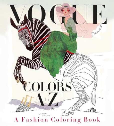 Beispielbild fr Vogue Colors A to Z: A Fashion Coloring Book zum Verkauf von KuleliBooks
