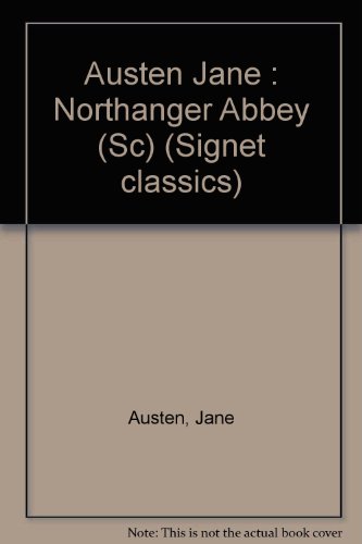 Imagen de archivo de Northanger Abbey a la venta por Better World Books