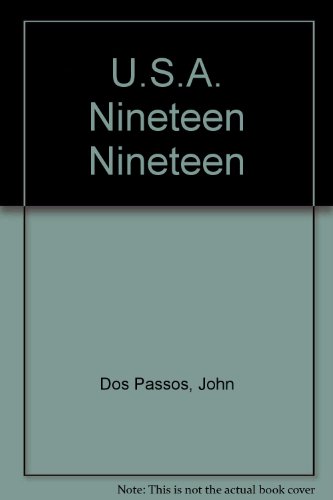 9780451518033: Passos John DOS : Nineteen Nineteen (Sc) (Signet classics)