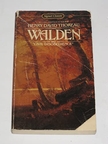 9780451519634: Thoreau Henry David : Walden and Civil Disobedience (Sc) (Signet classics)