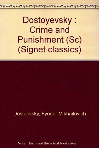 Imagen de archivo de Crime and Punishment (Signet Classic) a la venta por More Than Words