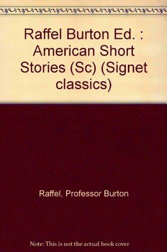 Imagen de archivo de American Short Stories, The Signet Classic Book of (Signet classics) a la venta por The Book Garden