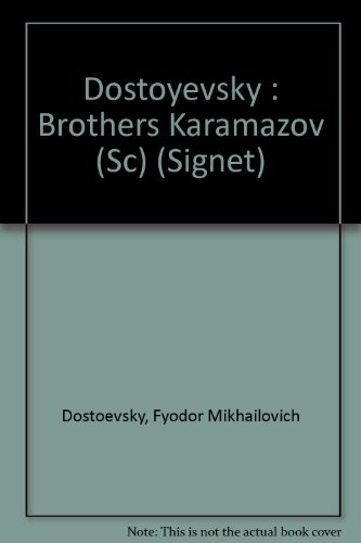 Imagen de archivo de The Brothers Karamazov a la venta por Green Street Books