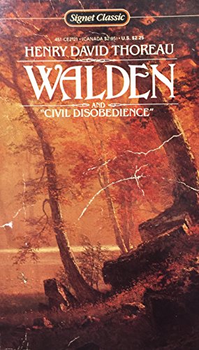 9780451521217: Thoreau Henry David : Walden and Civil Disobedience (Sc) (Signet classics)