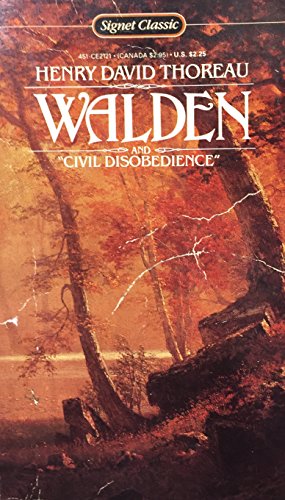 Imagen de archivo de Walden, or Life in the Woods, and On the Duty of Civil Disobedience a la venta por Wonder Book