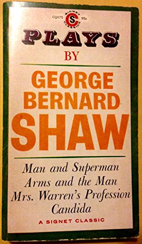 Stock image for Plays by George Bernard Shaw for sale by Better World Books: West