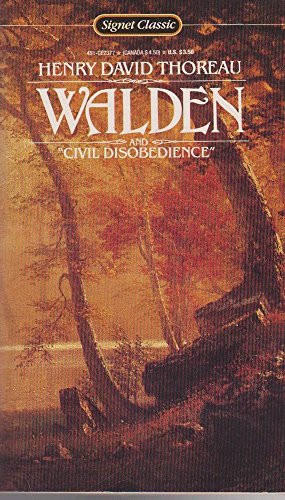 Beispielbild fr Walden and on the Duty of Civil Disobedience zum Verkauf von Better World Books