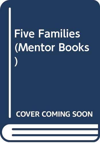 9780451606587: Five Families: Anthology of Poverty (Mentor Books)