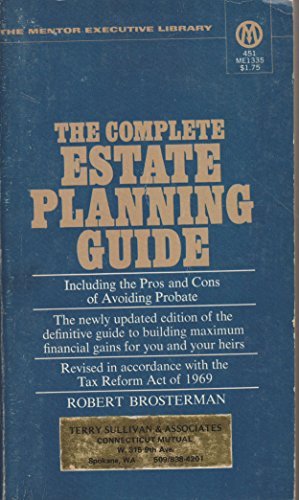 Stock image for The Complete Estate Planning Guide for sale by Half Price Books Inc.