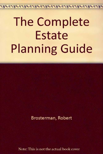 Imagen de archivo de The Complete Estate Planning Guide a la venta por ThriftBooks-Atlanta