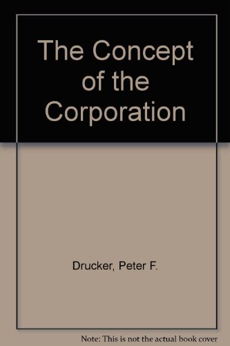 9780451616371: The Concept of the Corporation