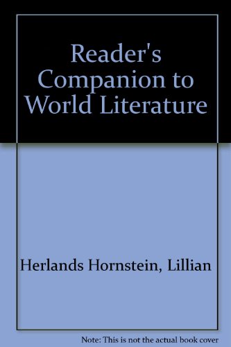 Beispielbild fr Reader's Companion to World Literature zum Verkauf von Once Upon A Time Books